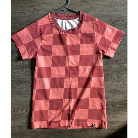 RAGS Woman’s Pink Checkered Tee Size XS - Picture 1 of 1